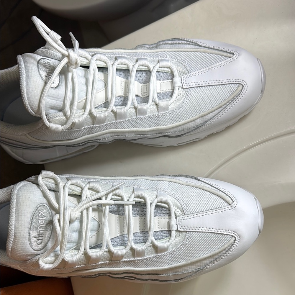 Nike Air Max 95 Essential White Grey Fog EXCELLENT CONDITION 🤑